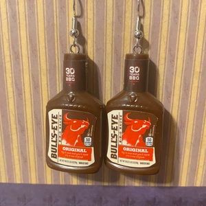 Mini Brands Bullseye bbq earrings